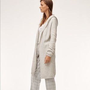 TNA long hooded sweater